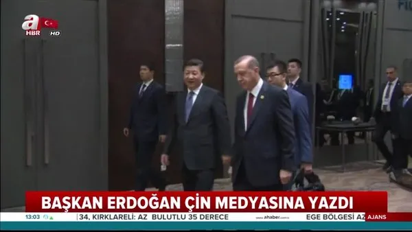 Cumhurbaşkanı Erdoğan'dan Çin'e ticaret çağrısı