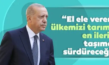 Son dakika: Başkan Erdoğan’dan Dünya Çiftçiler Günü mesajı!
