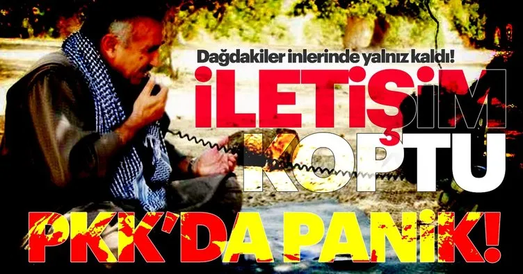 PKK’ya bir darbe daha; teröristlerin Kandil’le iletişimi kesildi