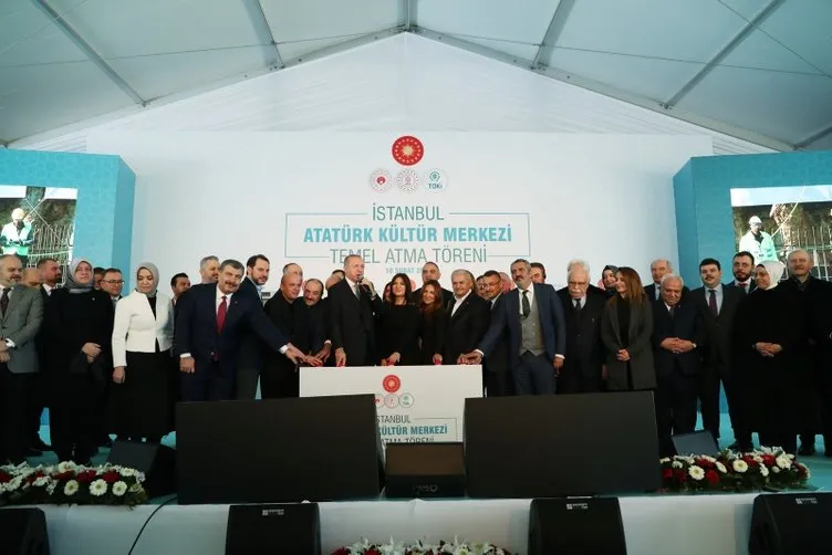 Yeni Atatürk Kültür Merkezi’nin temel atma töreni gerçekleştirildi