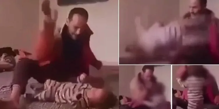 Çocuğunu acımasızca darp etmişti! Cani babadan kan donduran savunma: Şaka yapıyordum