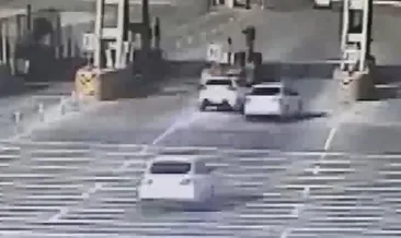 Aydın’daki iki ölümlü otoyol gişesindeki kaza güvenlik kamerasına yansıdı