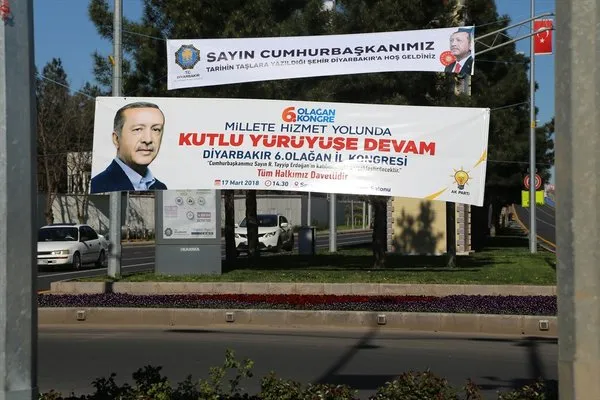 Diyarbakır Cumhurbaşkanı Erdoğan'ı bekliyor