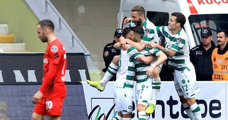 Konyaspor sahasında Gaziantep FK’yı 4-1 mağlup etti
