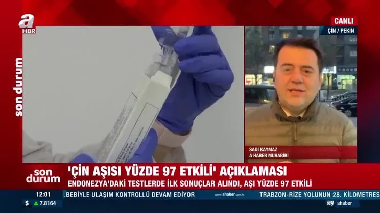 Koronavirüs tedavisinde sevindiren gelişme! Çin aşısı %97 etkili! | Video