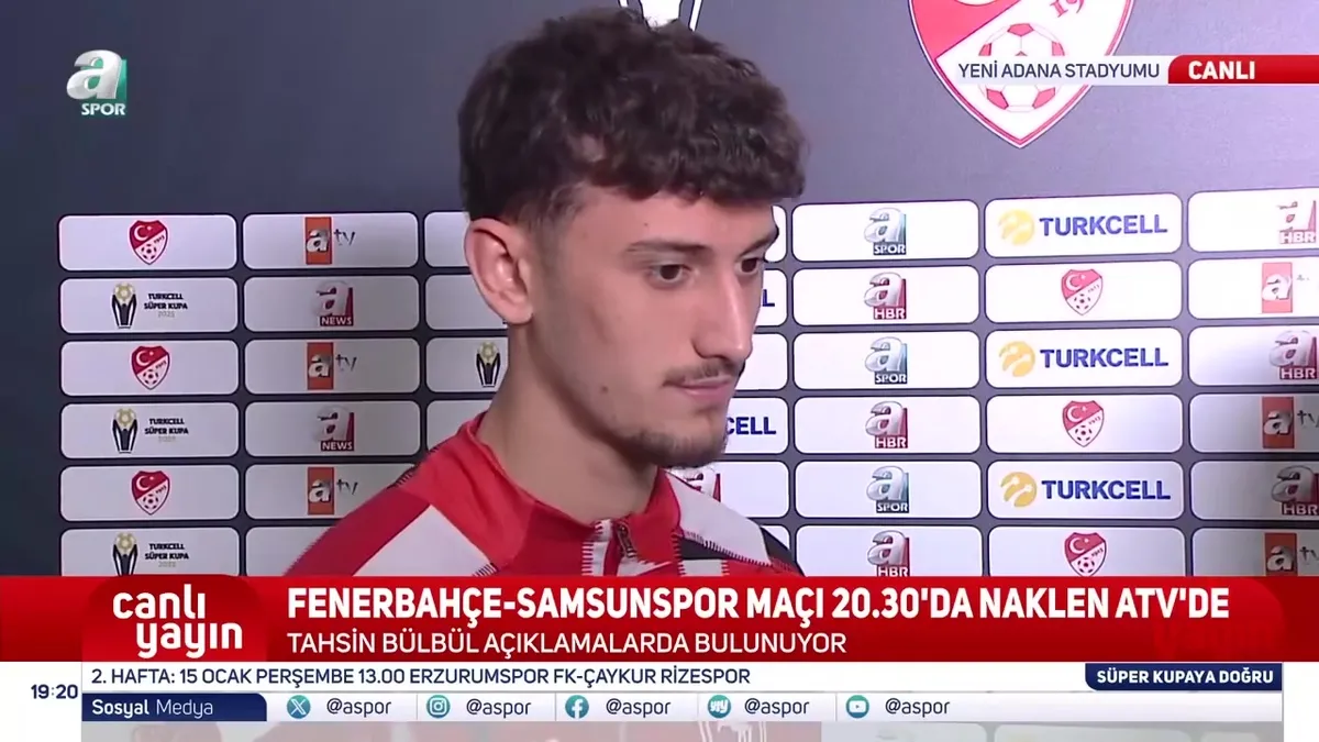 Samsunspor'un genç futbolcusu Tahsin Bülbül Fenerbahçe maçı öncesi konuştu! videosunu izle | Son Dakika Haberleri