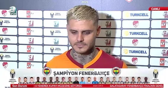 Mauro Icardi’den Süper Kupa finali sonrası flaş Fenerbahçe yorumu!