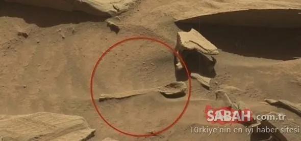 Mars'tan gelen fotoğraf kan dondurdu! NASA herhangi bir açıklama yapmadı