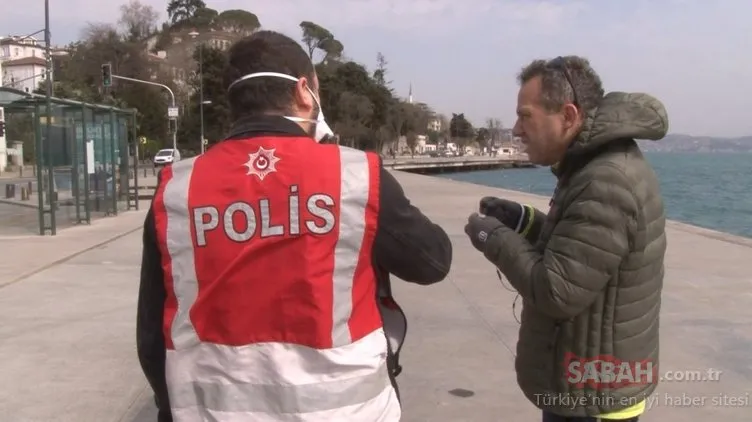 İstanbul’da sahilde yürüyüş yapanlara ceza! Polis tek tek durdurdu ve...