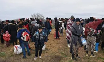 Sınırda bekleyen göçmenler, misafirhanelere gönderildi