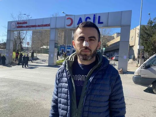 Ümraniye’de Covidli hastadan sağlık çalışanına saldırı: Kafa atıp burnunu kurdu