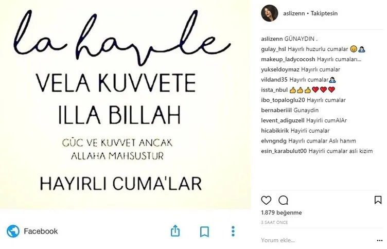Ünlü isimlerin Instagram paylaşımları 15.12.2017