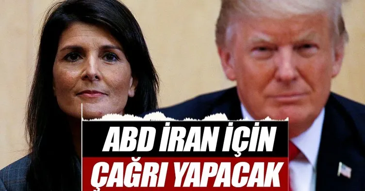 ABD, BMGK’dan İran için acil toplantı talep edecek