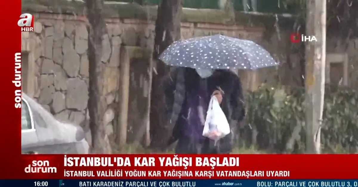 son dakika istanbul da beklenen kar yagisi basladi istanbul hava durumu siddetli kar yagisi ne kadar surecek video videosunu izle son dakika haberleri