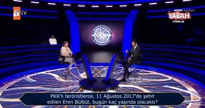 Kim Milyoner Olmak İster’e damga vuran Eren Bülbül sorusu! O soru Kenan İmirzalıoğlu’nu duygulandırdı! | Video