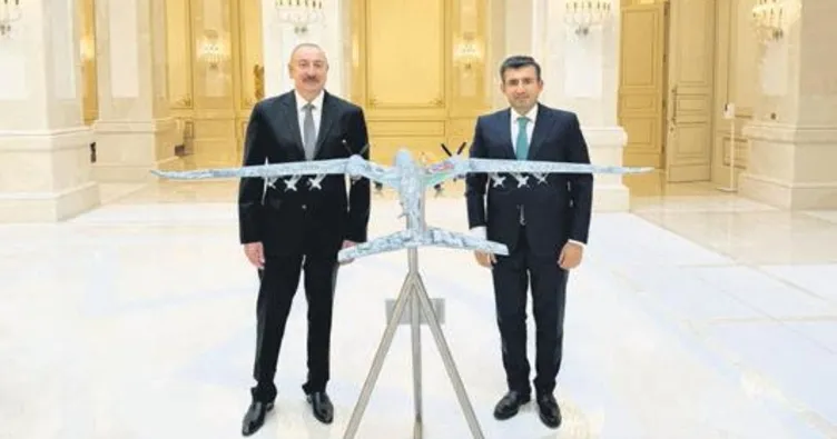 Aliyev Bayraktar’ı kabul etti