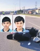 Otomobil, motosiklete çarptı iki ortaokul öğrencisi öldü