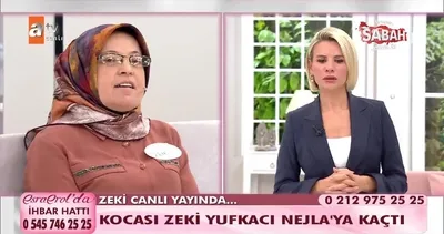 Esra Erol’da ikinci yufkacı vakasında yeni gelişme! Esra Erol, Zemzem Hanım’ı 24 yıllık eşi Zeki ile canlı yayında karşı karşıya getirdi | Video