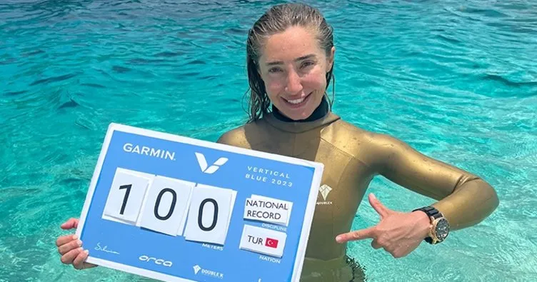 Serbest dalışta Türkiye rekoru kıran Şahika Ercümen: 3 dakikalık dalış için 20 sene emek verdim