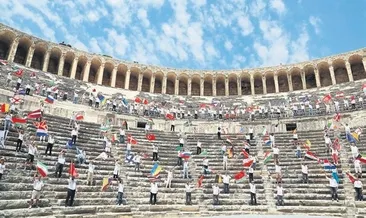 Aspendos’tan dünyaya mesaj