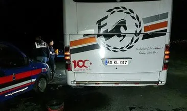 Tokat’ta yolcu otobüsüne tüfekli saldırmışlardı! 1 kişi gözaltına alındı