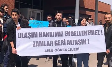 Öğrencilerden “ZAM” protestosu