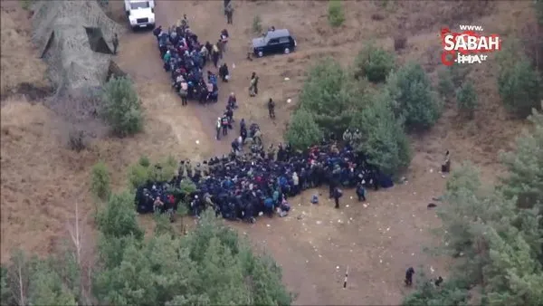 belarus un polonya sinirindaki gocmenler kampi bosaltti video videosunu izle son dakika haberleri