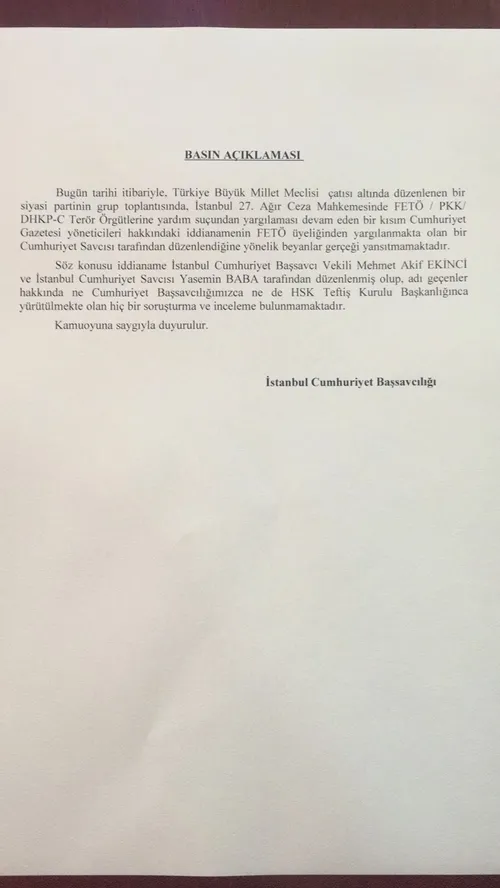 Başsavcılıktan Kılıçdaroğlu’na yalanlama-1