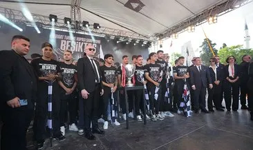 Beşiktaş camiası, Türkiye Kupası şampiyonluğunu kutladı!