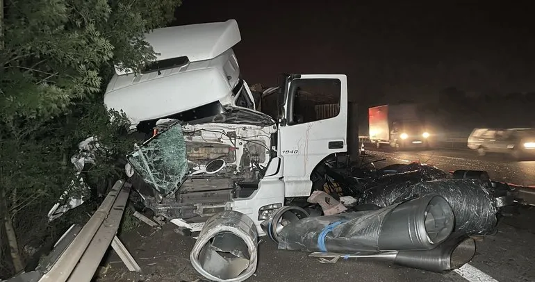 Anadolu otoyolunda feci kaza: Karı koca olay yerinde hayatını kaybetti