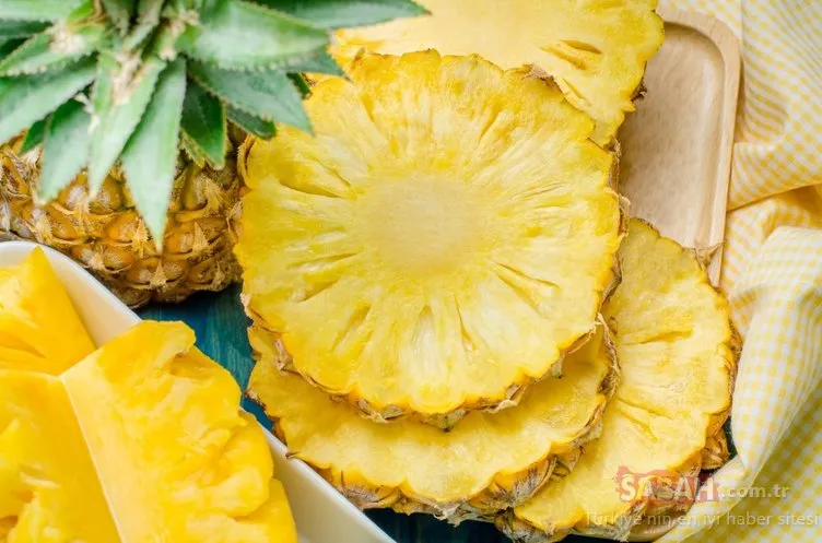 Günde 2 dilim ananas bakın neleri başarıyor!