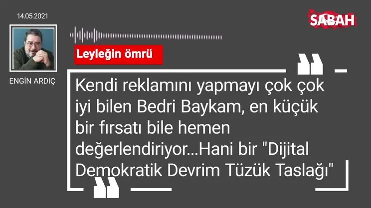 Engin Ardıç | Leyleğin ömrü