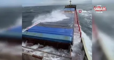 Marmara Denizi’nde batan geminin yeni görüntüleri ortaya çıktı | Video