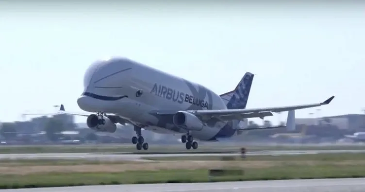 Airbus’ın ’balina’ kargo uçağı test uçuşunu tamamladı