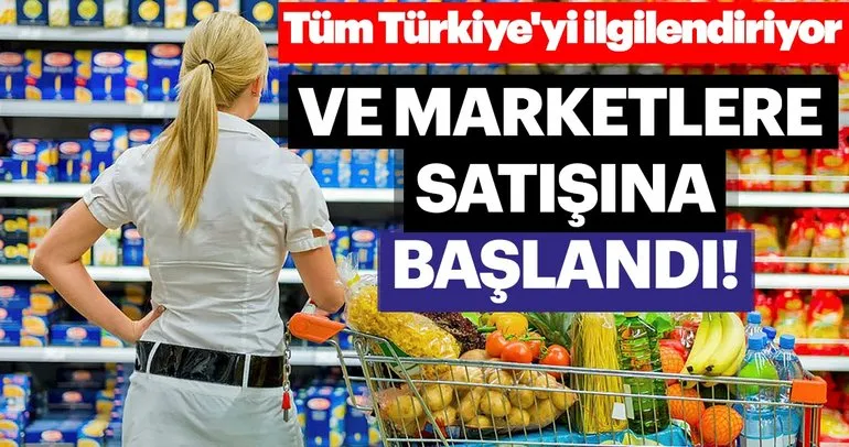 Marketlere tanzim ürün satışı başladı