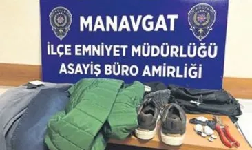 Özbek hırsız yakayı ele verdi