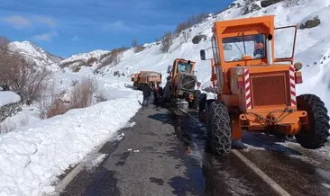 Tunceli’de kapatılan yol, yeniden trafiğe açıldı