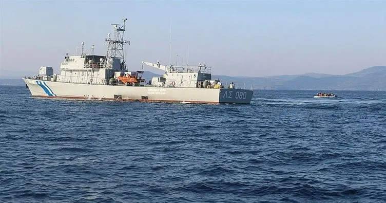 Yunan unsurlarına Türk Sahil Güvenliği müdahale etti! İHA’lar anbean görüntüledi
