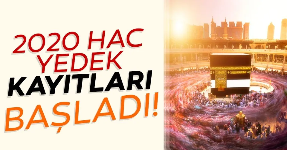 Hac Yedek Kayitlari Basladi 2020 Hac Yedek Kayitlari Nereden Yapilir Kura Sonuclari Ne Zaman Aciklanacak Son Dakika Yasam Haberleri