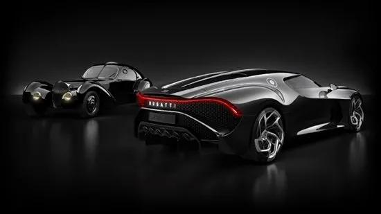 karsinizda bugatti la voiture noir