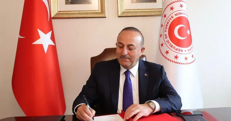 Bakan Çavuşoğlu mektubu imzaladı! ’Türkiye’ tescillendi