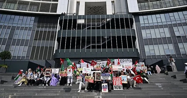 İstanbul Medipol Üniversitesi öğrencilerinden Filistin’e destek