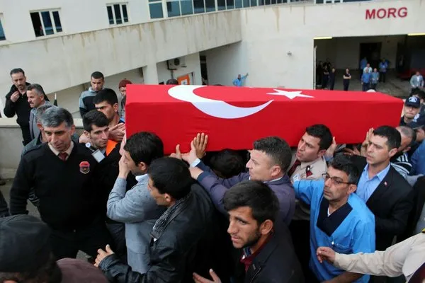Siirt'in Eruh ilçesinde şehit edilen korucular son yolculuğuna uğurlandı