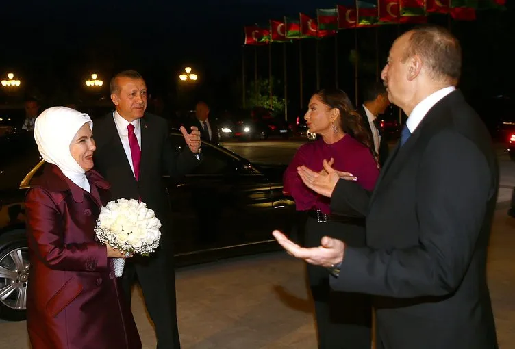 Aliyev’den Erdoğan’a sıcak karşılama