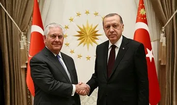 Ankara’da tarihi Erdoğan-Tillerson zirvesi