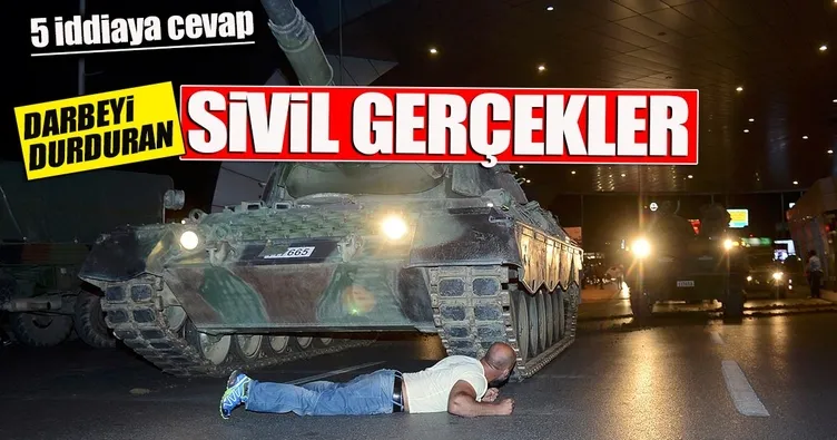 Darbeyi durduran sivil gerçekler