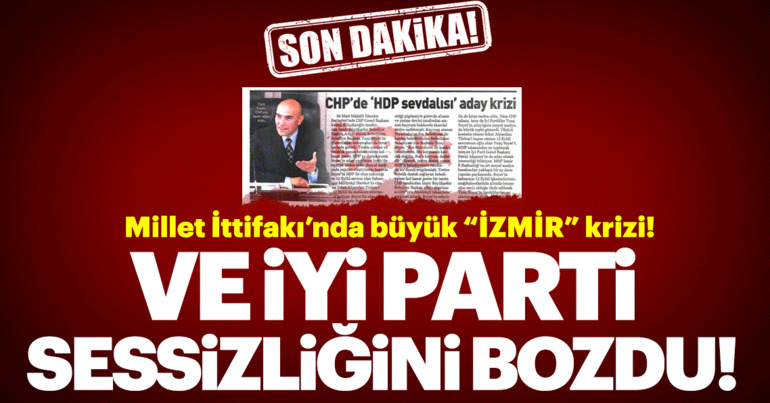 İYİ Parti'den, Tunç Soyer açıklaması: Parti tabanımız ve teşkilatımız tepkiyle karşıladı