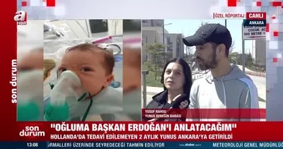 SON DAKİKA: Hollanda’dan getirilen Yunus bebeğin ailesinden canlı yayında açıklama Oğluma Başkan Erdoğan’ı anlatacağım