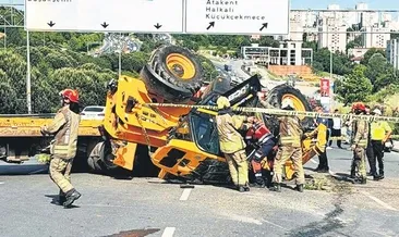 İş makinesinin altında feci ölüm