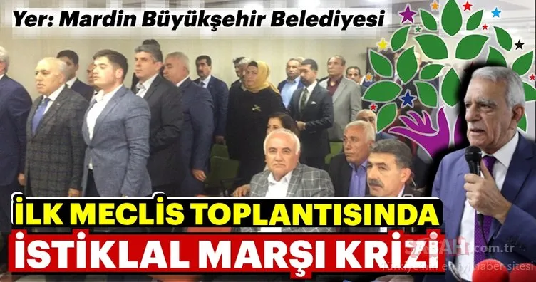 Mardin Büyükşehir Meclisi’nde ’İstiklal Marşı’ tartışması